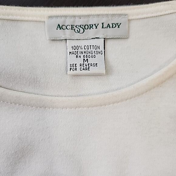 Whimsical Cow Jumps Over Moon Sequin Beaded M Top Bling Party Accessory Lady - Picture 4 of 15